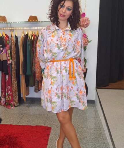 Vestido Floral com Forro