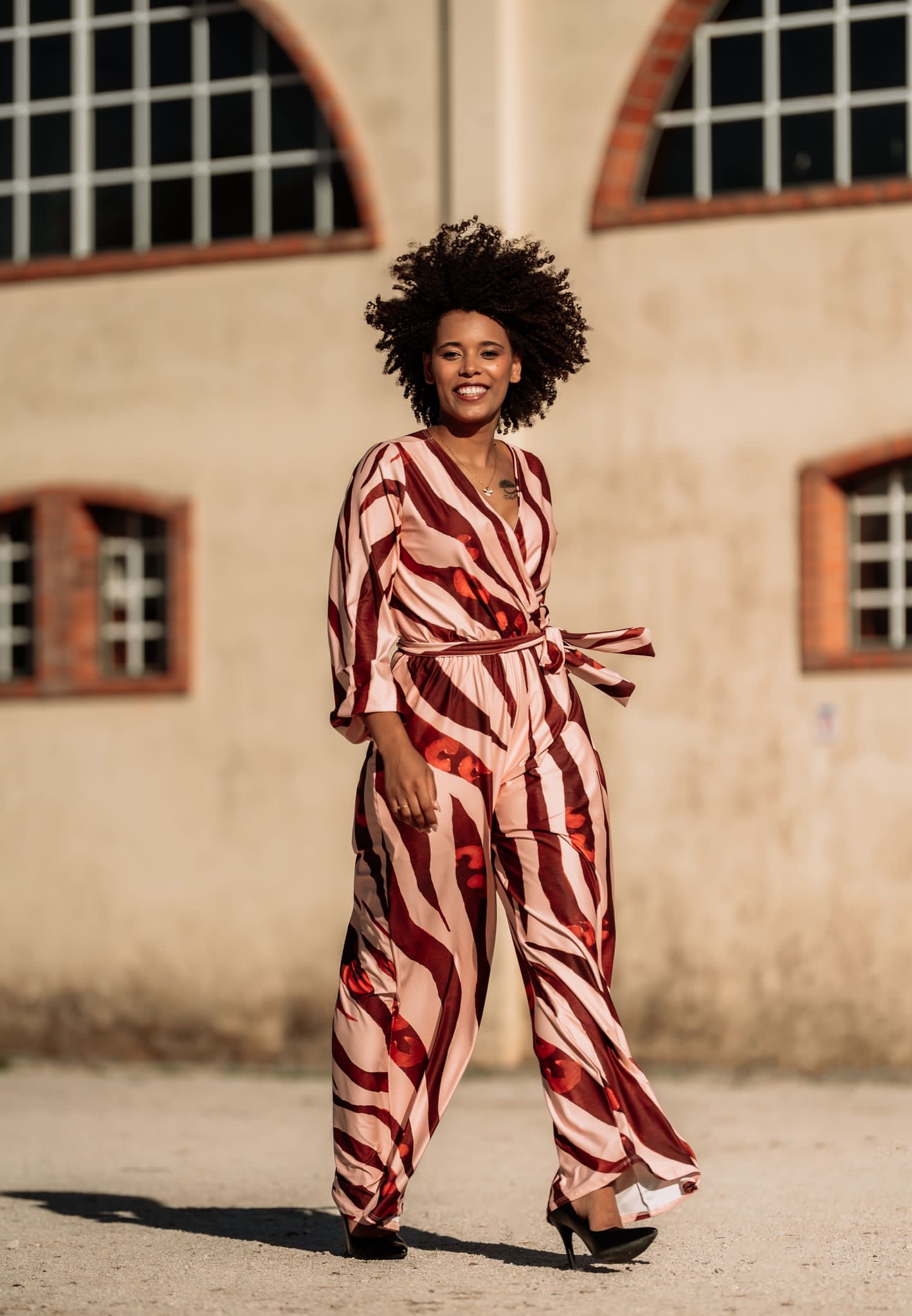 Jumpsuit manga comprida - outono - Manuela Moreira