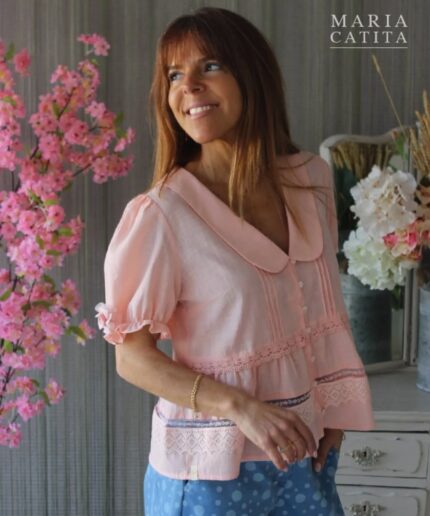 blusa rose